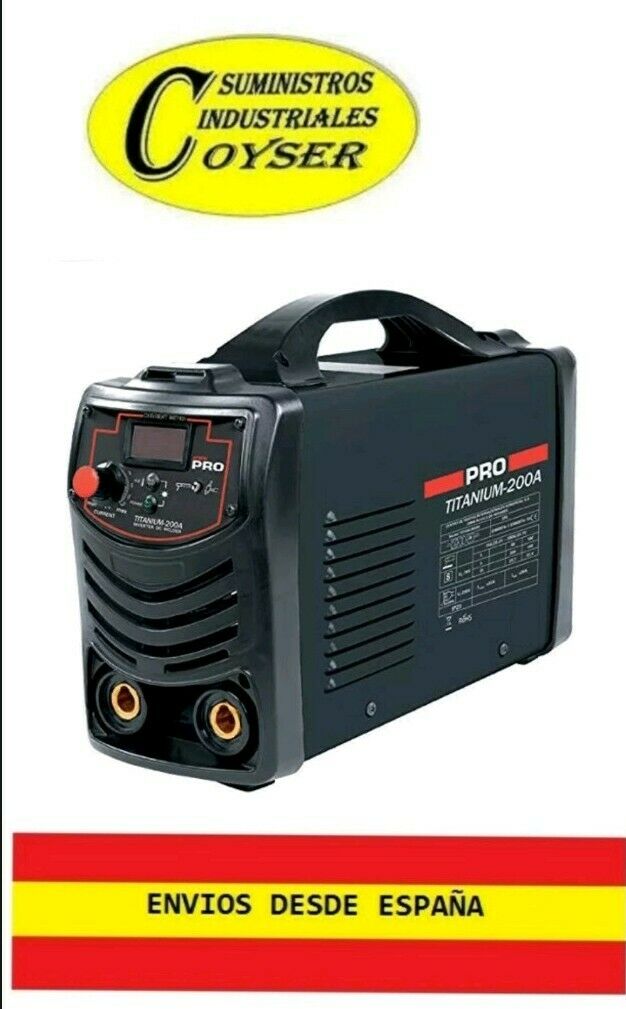 Soldadora Inverter PRO TITANIUM 201 - Profesional