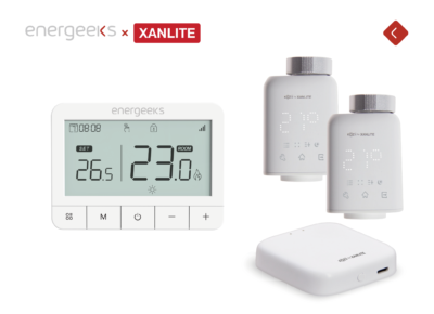 PACK CRONOTERMOSTATO JASPER II + 2 VALVULAS ENERGEEKS